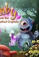 Zamby holding a mystical crystal in a vibrant forest, part of the enchanting world of "Zamby and the Mystical Crystals.