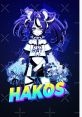 Hakos Baelz character art with vibrant colors, showcasing V-Tuber style and playful elements representing HoloLive ENG.