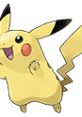 Pikachu joyfully poses, showcasing its iconic yellow color and signature tail, perfect for "Pokemon Snap" adventures.