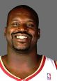 Smiling Shaquille O'Neal in a basketball jersey, showcasing his iconic personality and larger-than-life presence.