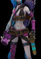 Jinx (League of Legends) Type your text to hear it in the voice of Jinx (League of Legends).