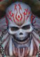 Time Reaper from Castlevania Judgment features a menacing skull with intricate red markings, embodying dark gothic elements.