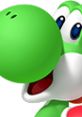 Yoshi from Mario Golf 64, joyful expression with iconic green skin and large eyes, ready for a fun golf challenge.