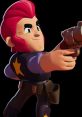 Stylized character from Brawl Stars, wielding a gun, representing action and adventure in gaming. Pavel Shampanov fan art.