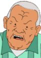 Cotton Hill from King of the Hill expressing frustration in Season 1, showcasing his distinctive features and personality.