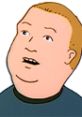 Bobby Hill from King of the Hill, Season 1, showcasing his curious expression and iconic hairstyle in a classic animated style.