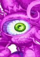 Close-up of Shuma-Gorath's vibrant green eye and pink tentacles, showcasing the iconic Marvel Super Hero's eerie design.