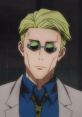 Kento Nanami from Jujutsu Kaisen, featuring stylish glasses and a serious expression in a dramatic setting.