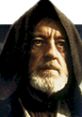 Ben Kenobi gazes thoughtfully, shrouded in a hood, embodying wisdom and strength from the Star Wars universe.