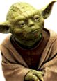 Yoda from Star Wars, the wise Jedi Master, with expressive eyes and iconic green skin, deep in thought.