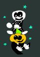 Pumpkin character and spooky figure with stars, showcasing playful Halloween spirit for Pump (Spooky Month).