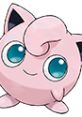 Jigglypuff from Pokemon Snap, featuring its signature pink color and big blue eyes, ready for a photo opportunity.