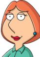 Lois Griffin from Family Guy, showcasing her signature style from Seasons 1 and 2 with red hair and green blouse.