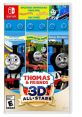 Thomas the Tank Engine 3D All-Stars Nintendo Switch cover featuring DLC code for 'Building the New Line' and more adventures.