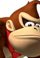 Donkey Kong from Mario Party 2 with an expressive face, showcasing his iconic red tie and playful personality.