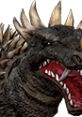 Anguirus roaring fiercely, showcasing spiked back and sharp teeth, a formidable kaiju from the Godzilla universe.