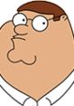 Peter Griffin from Family Guy, Season 3, known for his humorous antics and iconic character design.