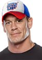 John Cena smiling, wearing a red and blue cap, representing his fun and playful side in a lighthearted prank.