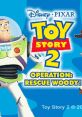 Buzz Lightyear and Woody featured in Disney-Pixar's Toy Story 2: Operation Rescue Woody video game cover art.