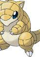 Sandshrew, the adorable Ground-type Pokémon, from Pokémon Snap, showcases its iconic sandy armor and bright blue eyes.