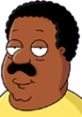 Cleveland Brown from "The Cleveland Show" season 1, showcasing his signature mustache and casual demeanor.