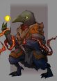 Hiccup: A Kenku Warlock (D&D) for Hiccup, a kenku warlock in D&D 5e.