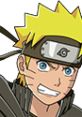 Naruto Uzumaki from Naruto - Ninja Council 3, showcasing determination with his iconic spiky hair and ninja headband.