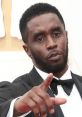 P Diddy gestures while speaking confidently at a formal event, showcasing his signature style and charisma.