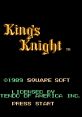 King's Knight () キングスナイト - Video Game Video game from King's Knight () キングスナイト for Family Computer, NES.