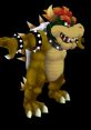 Bowser from Super Smash Bros. Melee, featuring iconic spikes and fierce expression, ready for battle.