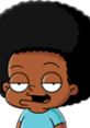 Rallo Tubbs from The Cleveland Show, showcasing his playful expression and iconic afro in Season 1.