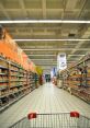 Busy-Supermarket-Store-Ambience Interior Perspective From A Modern Grocery Store As you step into the busy supermarket store