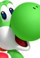 Yoshi joyfully featured in Mario Party 3, showcasing his iconic green color and playful expression.