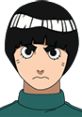 Rock Lee from Naruto with determined expression, showcasing his unique hairstyle in Ninja Council 3.