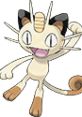 Meowth from Pokémon Snap, playfully posing with a cheerful expression and distinctive features. Perfect for Pokémon fans!