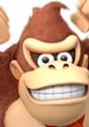 Cheerful Donkey Kong character from Mario Party 3 with a wide smile, showcasing his playful and adventurous personality.