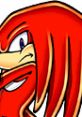 Close-up of Knuckles from Sonic Adventure 2, showcasing his iconic red fur and determined expression.