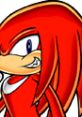 Knuckles the Echidna from Sonic Adventure, showcasing his determined expression and iconic red spikes.