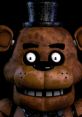 Freddy from Five Nights at Freddy's, showcasing iconic features and eerie expression, perfect for fans and gamers alike.