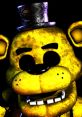 Jumpscare Yellow Bear from Five Nights at Freddy's with a menacing grin and top hat, embodying classic horror game vibes.