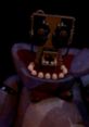 Glitchy Bonnie from Five Nights At Freddy's with computer voice, showcasing eerie robotic features and glowing red eyes.