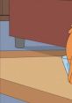 Klaus Heissler in American Dad - Season 3, showcasing a humorous scene on a wooden floor with a glass.