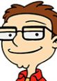 Steve Smith from American Dad, Season 3, showcasing his quirky personality with glasses and a confident smile.