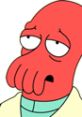 Dr. Zoidberg looking perplexed, iconic character from Futurama seasons 1 and 2, blending humor and medical expertise.