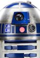 R2-D2 from Star Wars, iconic astromech droid, featured in Obi-Wan's adventures in the galaxy far, far away.