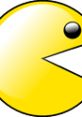 Iconic yellow Pac-Man character, ready to munch dots in classic arcade style, symbolizing retro gaming nostalgia.