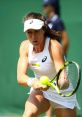 Johanna Konta Type your text to hear it in the voice of Johanna Konta. The rhythmic thud of a tennis ball echoes as it