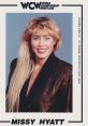 Missy Hyatt Professional Wrestling Valet. Type your text to hear it in the voice of Missy Hyatt