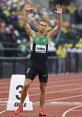 Nick Symmonds Type your text to hear it in the voice of Nick Symmonds. The rhythmic patter of running shoes on a track is