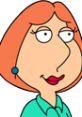 Lois Griffin from Family Guy, Season 5, features a distinctive bob haircut and vibrant personality in her iconic green outfit.